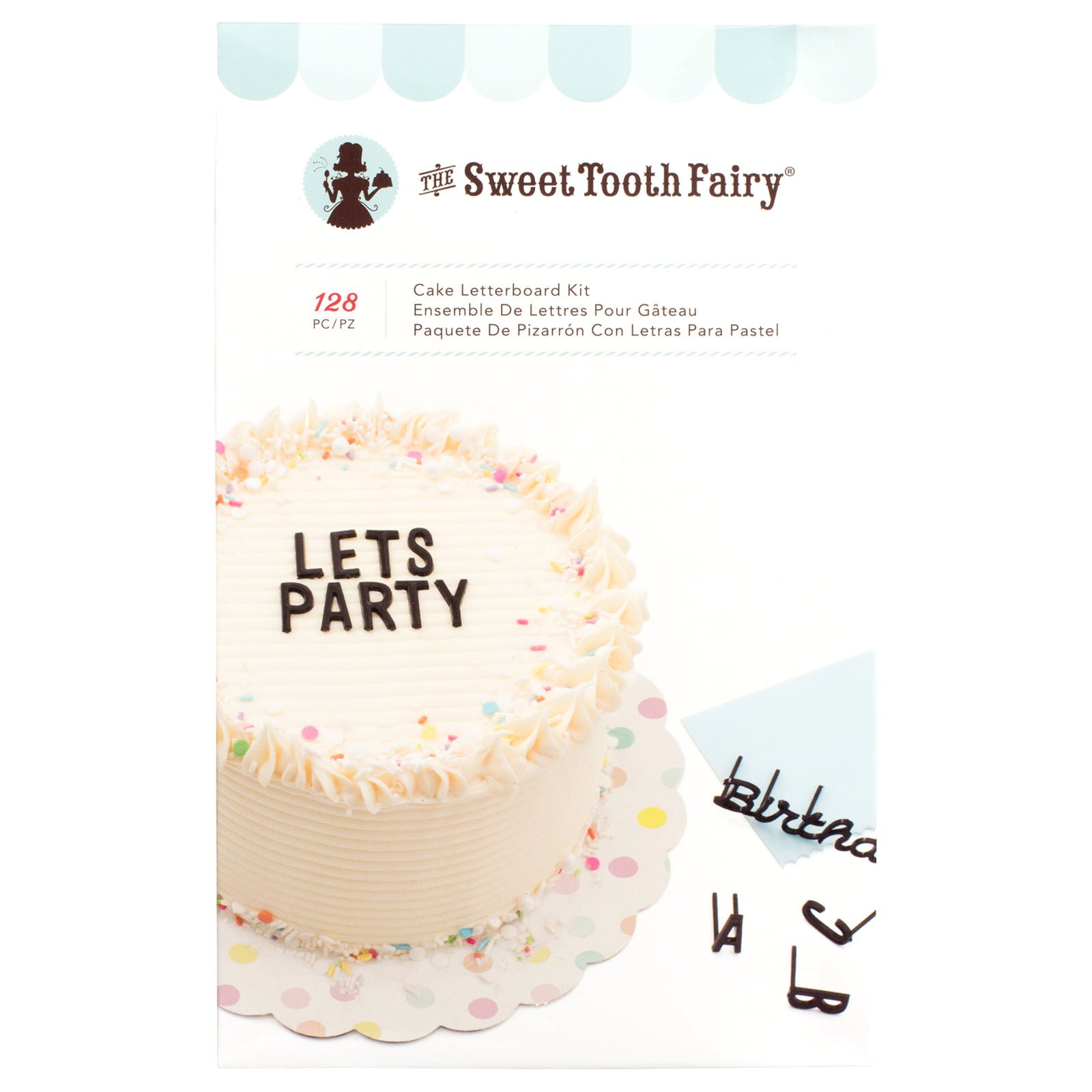 Kit de Letras para Pastel – negro – Maris Memories