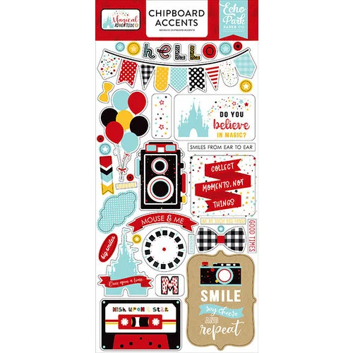 Chipboard Stickers - Magical Adventure 2