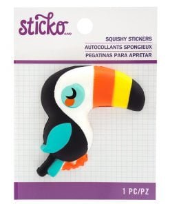 Squishy Sticker – toucan – Sticko