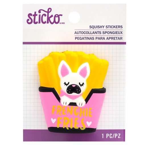 Squishy Sticker – frenchie fries – Sticko