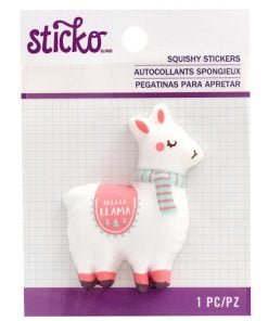 Squishy Sticker - fa la llama - Sticko