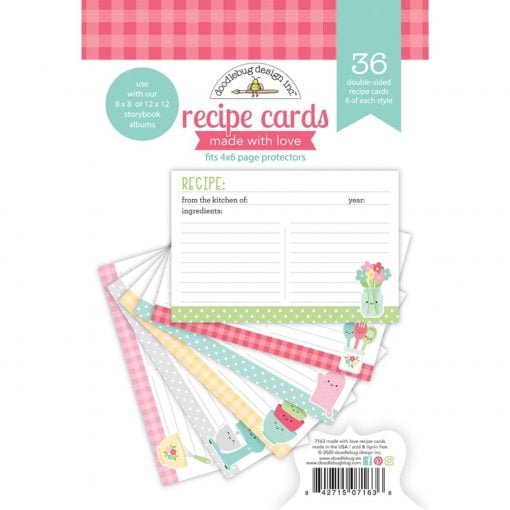 Recipe Cards - Made with Love