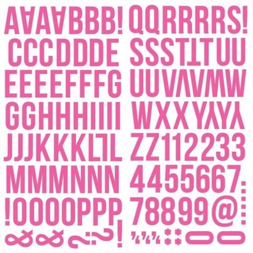 Stickers de Letras – pink – Color Vibe - Image 2