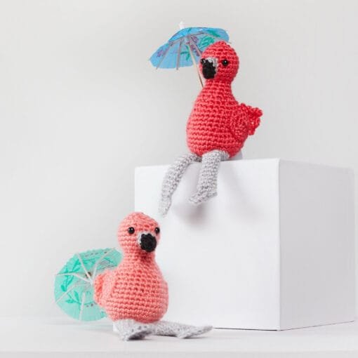 Amigurumi – Flamingo – Red Heart - Image 3