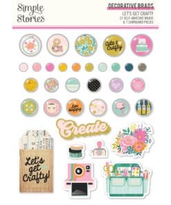 Brads - Let's Get Crafty - Simple Stories