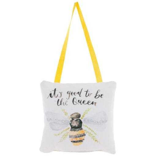 Almohada colgante - Good to Be Queen - Abeja