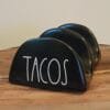 Taco Holder - Set de 4 piezas - Rae Dunn