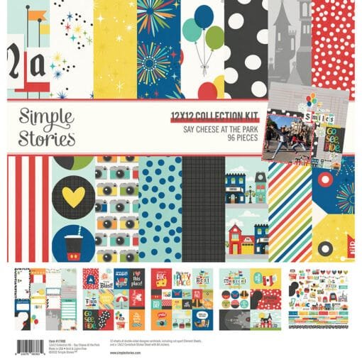 Kit de Papeles 12x12 - Say Cheese at the Park - Simple Stories
