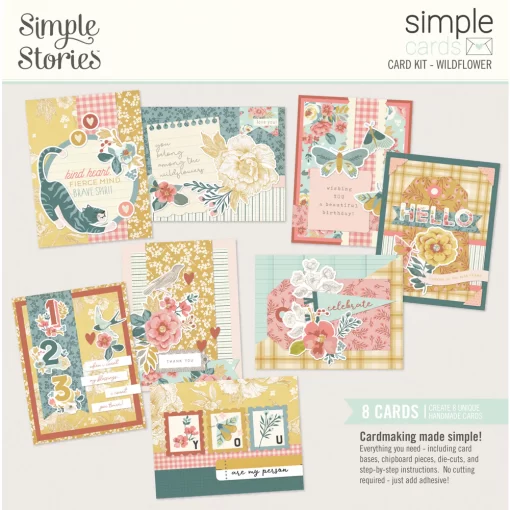 Kit de Tarjetas - Simple Cards - Wildflower