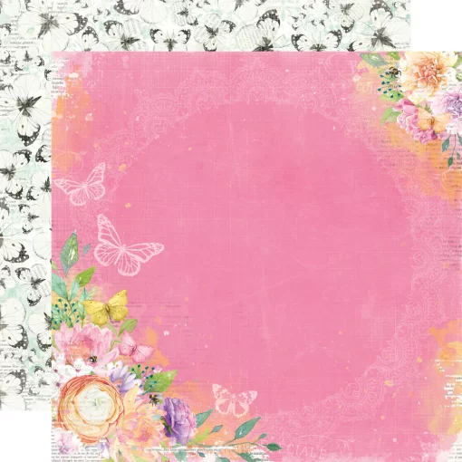 Papel 12x12 - Dream On - Life in Bloom