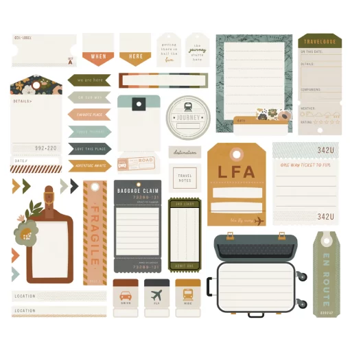 Journal Bits - Here + There - Simple Stories - Image 2
