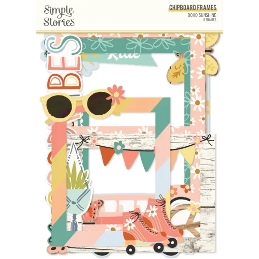 Chipboard Frames - Boho Sunshine - Simple Stories