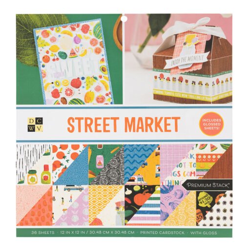 Block de Papeles 12x12 - Street Market - DCWV