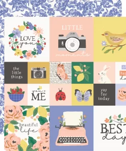 Papel 12x12 - 2x2/4x4 Elements - The Little Things