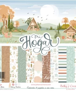Kit de Papeles 12x12 - Mi Hogar - Johanna Rivero