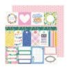Papel 12x12 - Cutie - Poppy and Pear