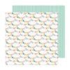 Papel 12x12 - Color Burst - Poppy and Pear