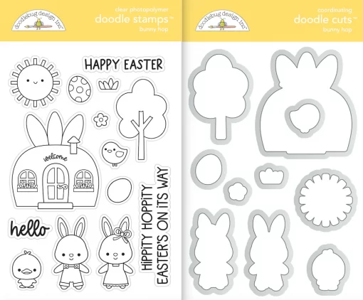 Set de Sello y Troquel - Bunny Hop