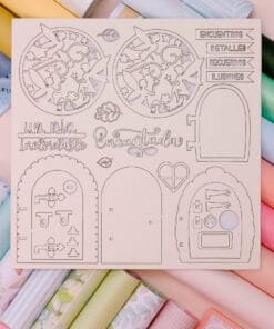 Set 3 shakers - Chipboard - Encantada