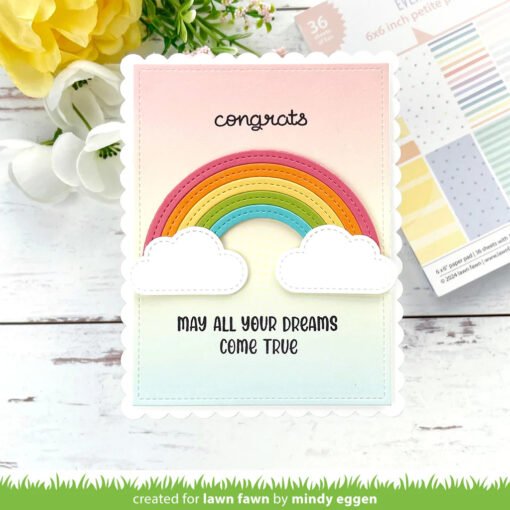 Kit de Papeles 12x12 - Rainbow Ever After - Lawn Fawn - Image 2