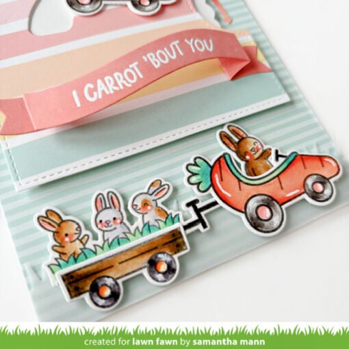 Set de Sello y Troquel - Carrot´ bout you - Lawn Fawn - Image 4