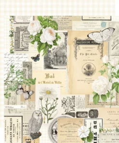 Papel 12x12 - Crema - Simple Vintage Essentials Color Palette