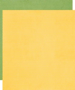 Papel 12x12 - Amarillo/Verde- Simple Vintage Essentials Color Palette