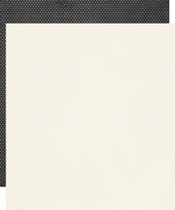 Papel 12x12 - Crema/Negro - Simple Vintage Essentials Color Palette