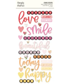 Foam Stickers - Frases - Simple Vintage Essentials Color Palette