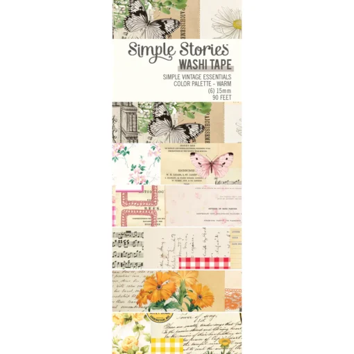 Washi Tapes - Warm - Simple Vintage Essentials Color Palette