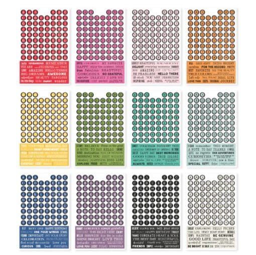 Sticker Book - Letras y Frases - Simple Vintage Essentials Color Palette - Image 2