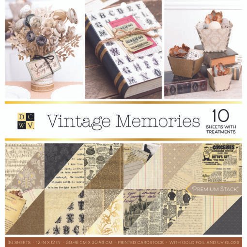 Block 12x12 - Vintage Memories - DCWV