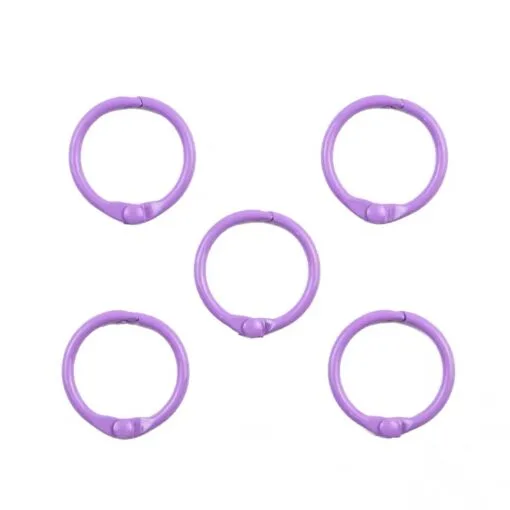 Argollas Metálicas - 5 colores - 12 pack por color - Image 4