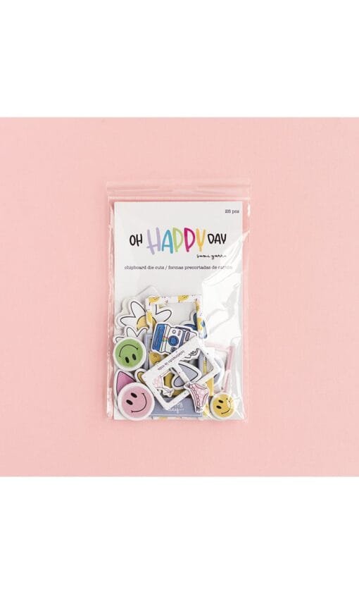 Efímeros - Chipboard - Oh Happy Day - Sami Garra
