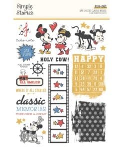Rub Ons - Say Cheese Classic Mouse - Simple Stories