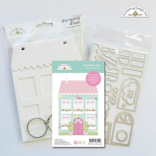 Set Mini Álbum de Casita Doodlebug - Base + Troquel