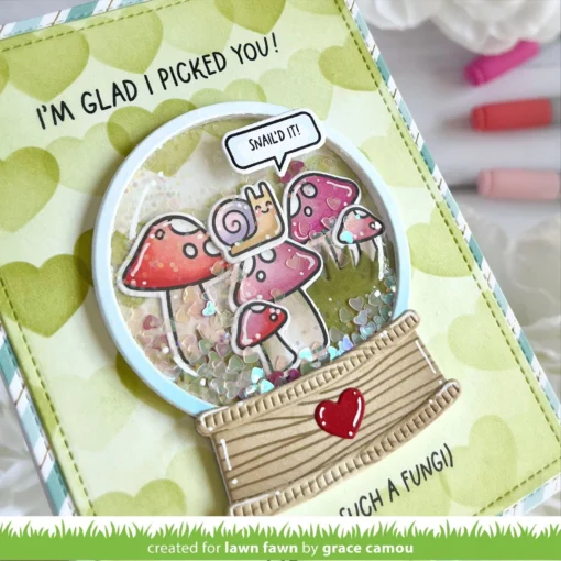 Set de Sello, Troquel y Stencil - To My Fungi - Lawn Fawn - Image 2