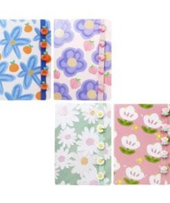 Libretas - Frutas y Flores - 4 estilos - Hojas Rayadas