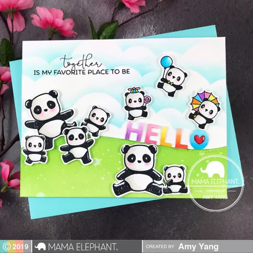 Set de Sello y Troquel - Little Panda Agenda - Mama Elephant - Image 8
