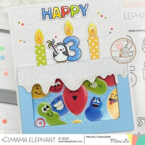 Troquel - Pastel Porta Tarjeta de Regalo - Mama Elephant - Image 6
