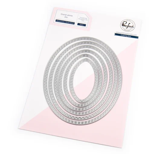 Set de Troqueles - Nested Ovals - Double Stitched - Pinkfresh
