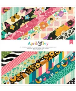 Block de Papeles 12x12 - April Ivy - American Crafts