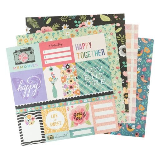 Block de Papeles 12x12 - April Ivy - American Crafts - Image 3