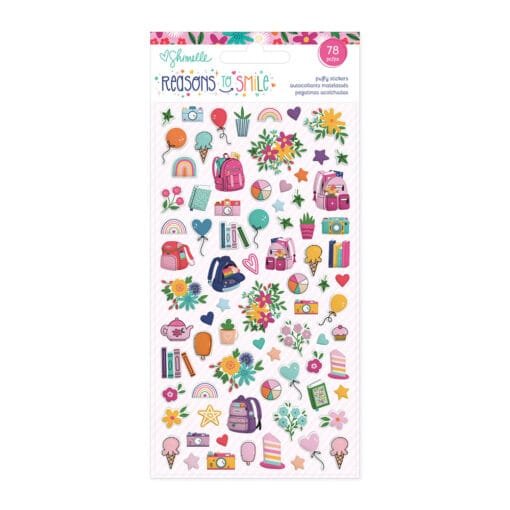 Puffy Stickers - Reasons To Smile - Shimelle