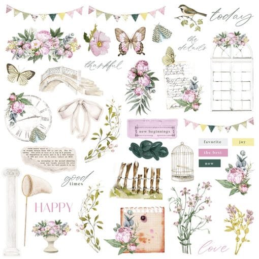 Efímeros - Serene Petals - Vintage Flutter - Prima