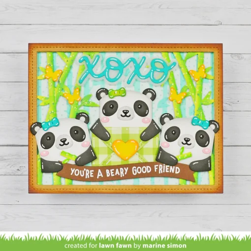 Troquel - Tiny Gift Box - Panda and Bear - Image 2