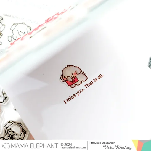 Set de Sello y Troquel - Little Elephant Agenda - Mama Elephant - Image 5