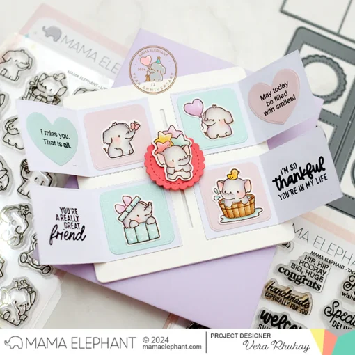 Set de Sello y Troquel - Little Elephant Agenda - Mama Elephant - Image 4