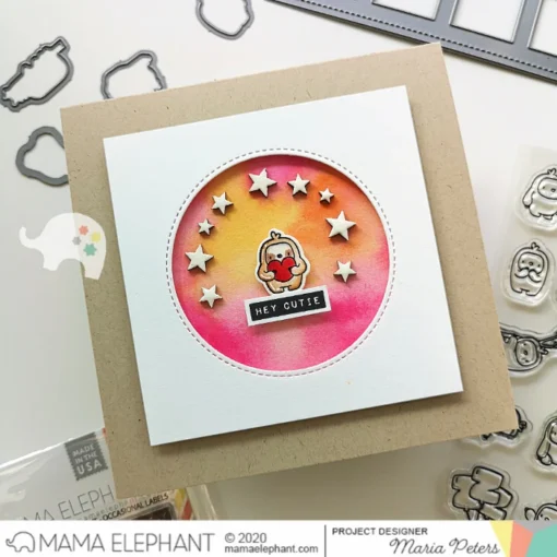 Set de Sello y Troquel - Little Sloth Agenda - Mama Elephant - Image 6