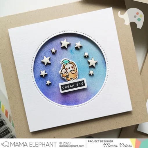 Set de Sello y Troquel - Little Sloth Agenda - Mama Elephant - Image 5